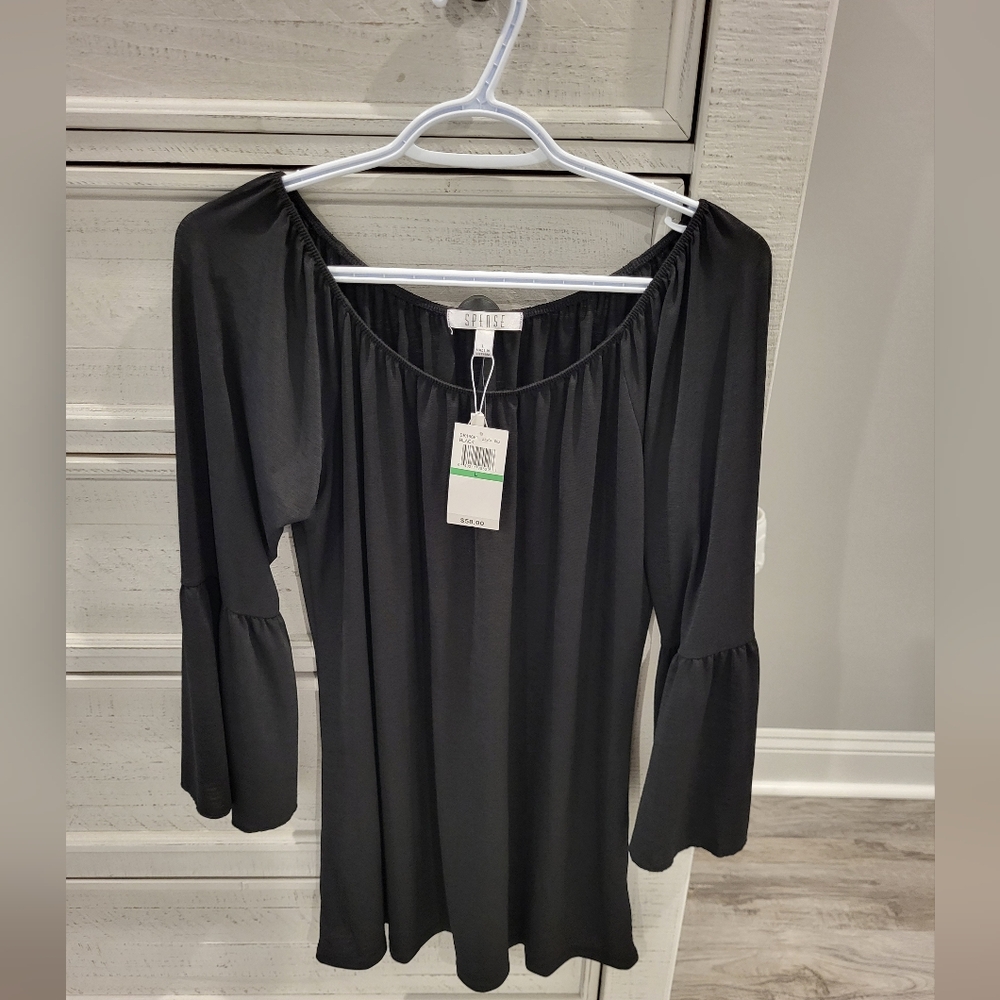 Elegant Black Long Sleeve Top